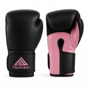 Stellman Armalite Boxing Gloves-Black/Pink